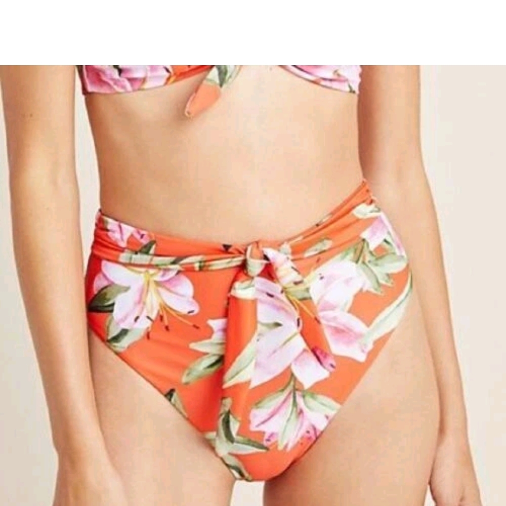 Mara Hoffman Floral Bikini Bottom And Top Included
